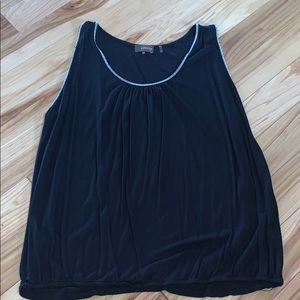 Black with silver tank
